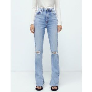 Zara HIGH RISE FLARED SLIM FIT Z1975 JEANS